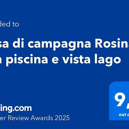 Casa Di Campagna Rosina Con Piscina E Vista Lago Граведона Экстерьер фото