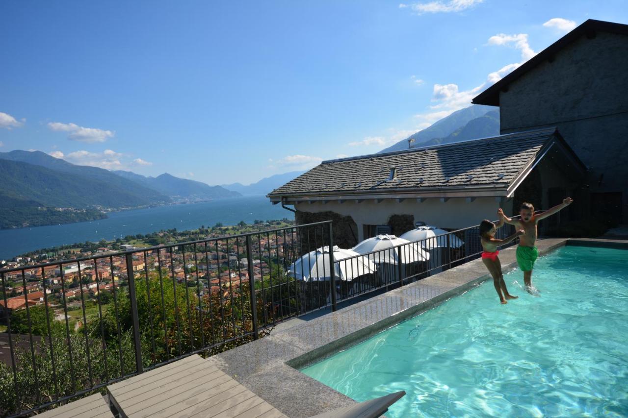 Casa Di Campagna Rosina Con Piscina E Vista Lago Граведона Экстерьер фото